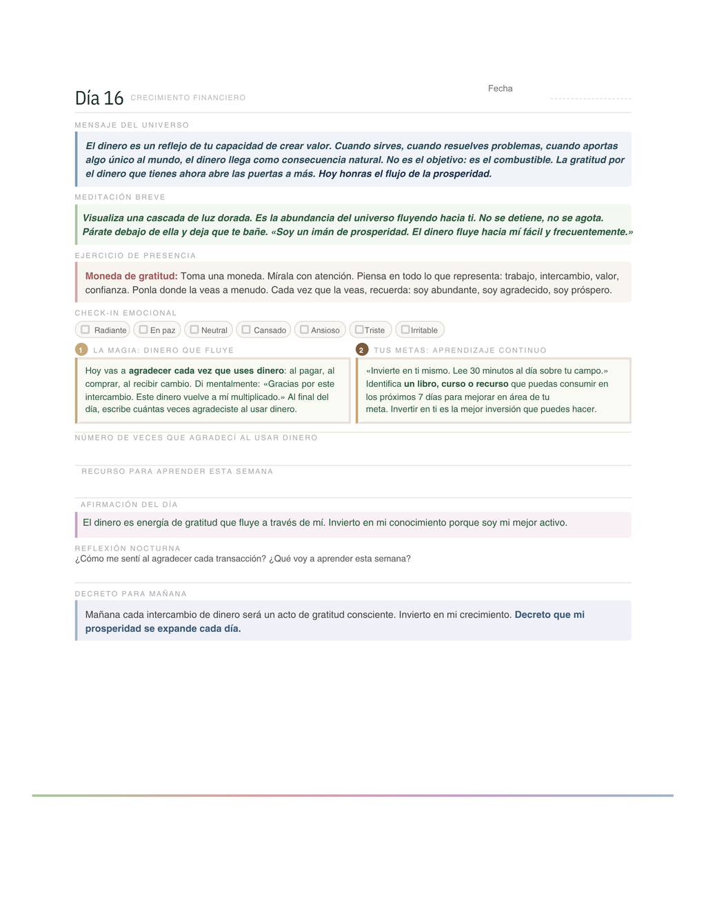 DIARIO DE BIENESTAR Y PLANIFICACIÓN MENSUAL