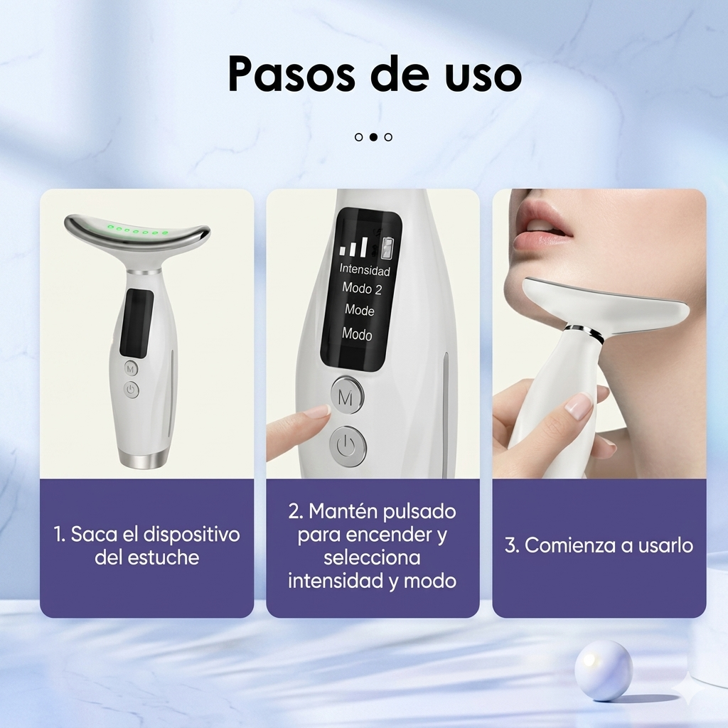 Masajeador Facial y de Cuello Avanzado